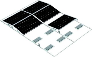 MRac Roof Solar PV Mounting System Matrix I - Two Sides
